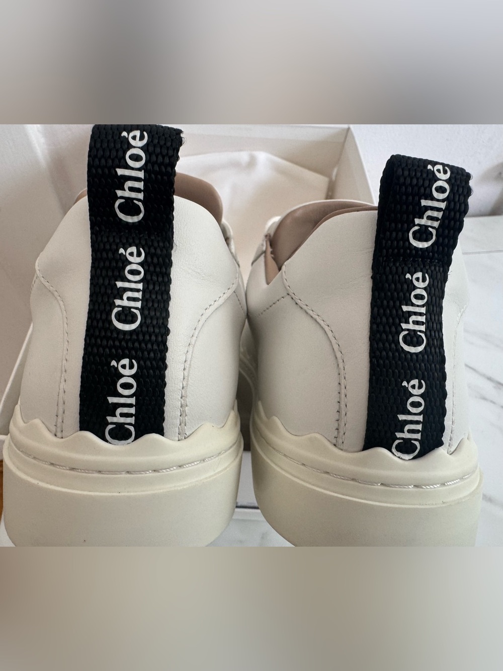 Chloe Lauren Sneaker White Size 37EU / 6.5 - Picture 10 of 12